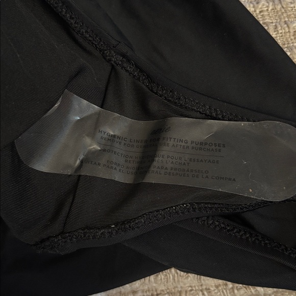 NWT Aerie Tie Front Bandeau Strapless One Piece Swimsuit - Picture 7 of 7